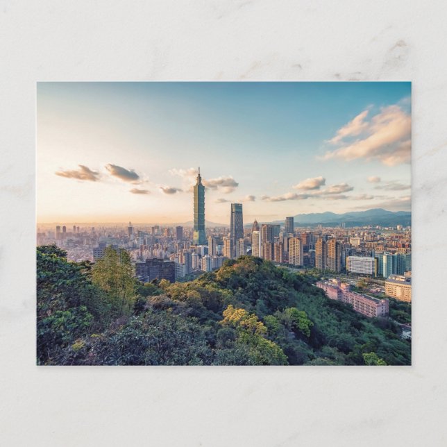 Carte Postale Soirée à Taipei (Devant)