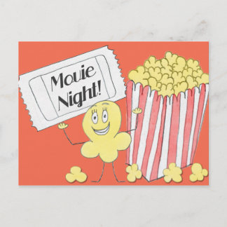 Carte Postale Soirée cinéma