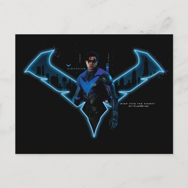 Carte Postale Soirée Gotham Knights dans le logo (Devant)