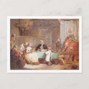 Carte Postale Soirée musicale (huile sur toile) 2