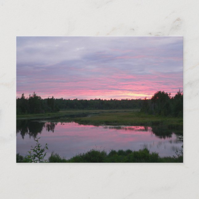 Carte postale Soirée paisible (Devant)