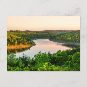 Carte Postale Soirée sur Bull Shoals Lake