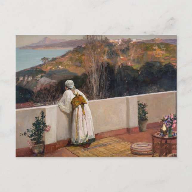Carte Postale Soirée, Tanger | Sir John Lavery (Devant)