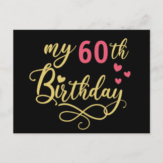 Carte Postale Soixantième anniversaire