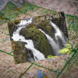Carte Postale Sol Duc Falls, Washington Photo de voyage