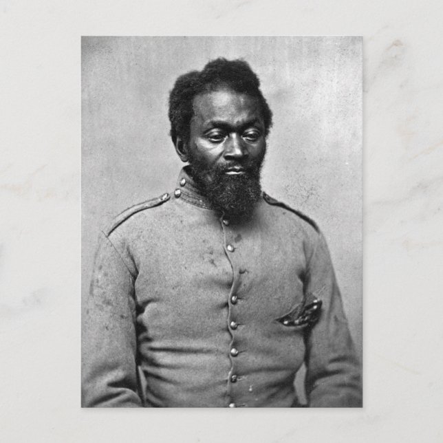 Carte Postale Soldat de la guerre de Sécession, 1861 (Devant)