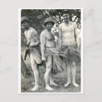 Soldats 2ème guerre mondiale en jupe d'herbe