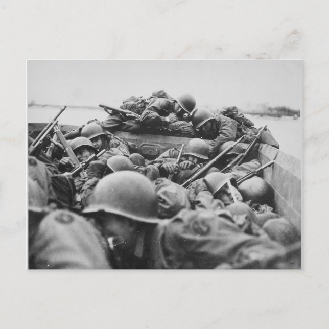 Carte Postale Soldats alliés de la Seconde Guerre mondiale trave (Devant)
