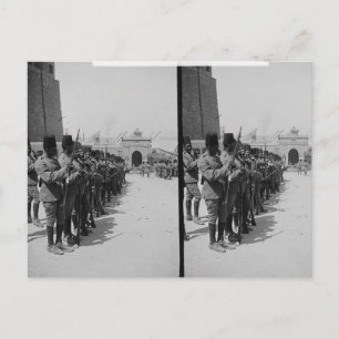 Carte Postale Soldats égyptiens dans la Citadelle, Le Caire v.19