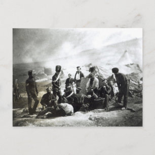 Carte Postale Soldats en Crimée, vers 1855
