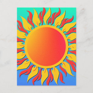 Carte Postale Soleil