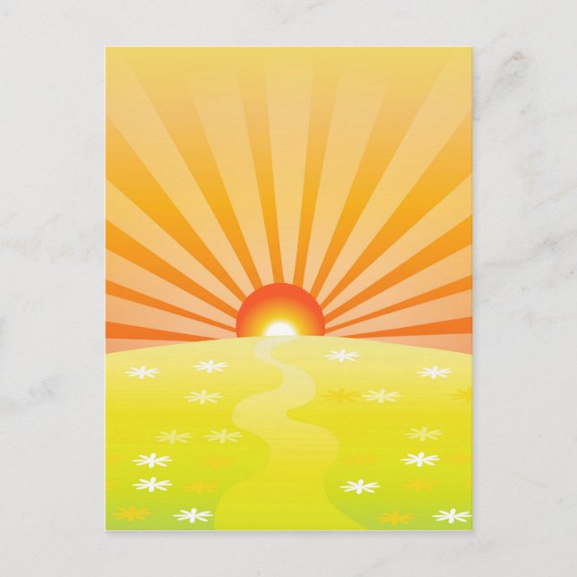 Carte Postale Soleil (Devant)