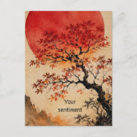 Soleil cramoisi sur l'Arbre de Vie