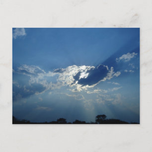 Carte Postale Soleil dans les nuages