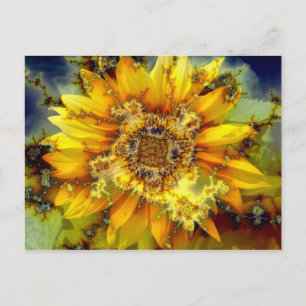 Carte Postale Soleil de fleur