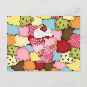 Carte Postale soleil de fraise