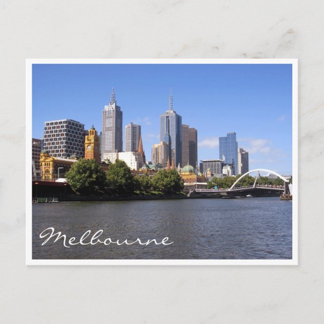 Carte Postale soleil de la ville de melbourne (Devant)
