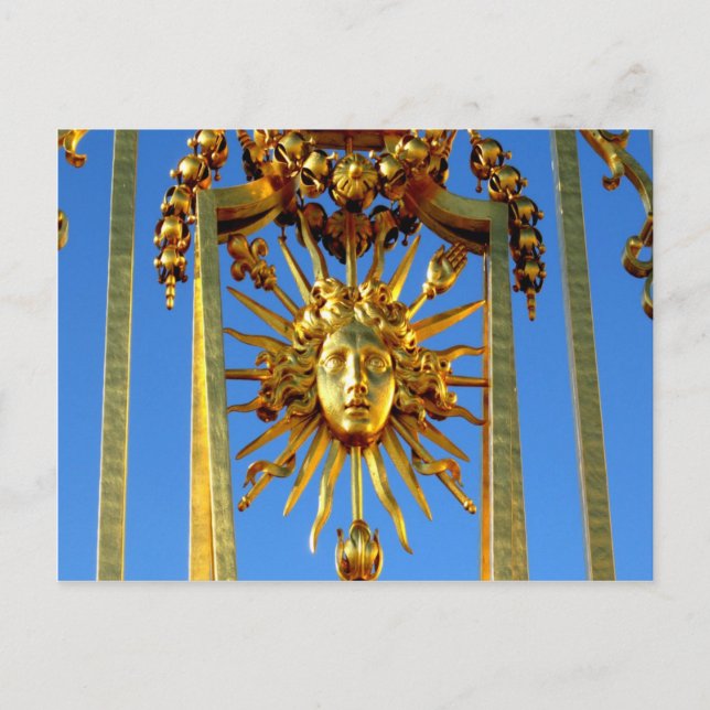 Carte Postale soleil de louis xiv (Devant)