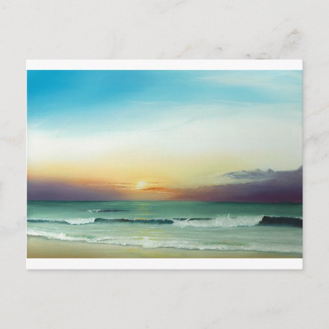 Carte Postale Soleil des banques extérieures (Devant)