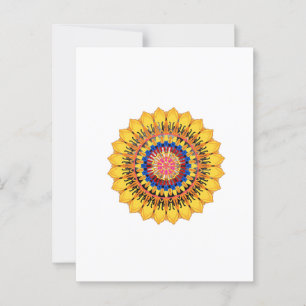 Carte Postale Soleil doré