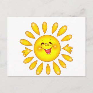 Carte Postale soleil heureux