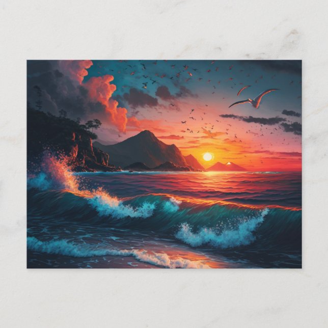 CARTE POSTALE SOLEIL ISLAND #1 (Devant)