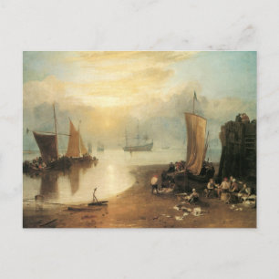 Carte Postale Soleil levant à travers la vapeur par Joseph Turne