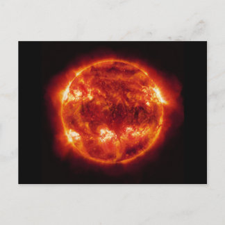Carte Postale Soleil rouge