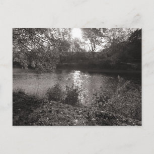 Carte Postale Soleil sur le Taff, Bute Park, Cardiff