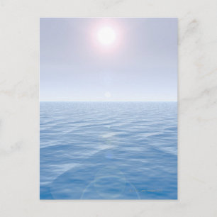 Carte Postale Soleil sur mer