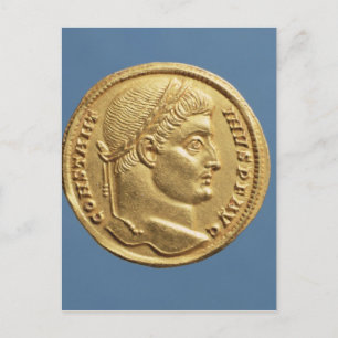 Carte Postale Solidus de Constantine I