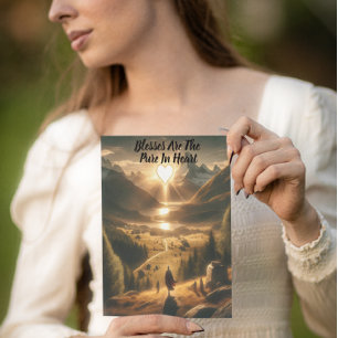 Carte Postale Solitude parmi les montagnes