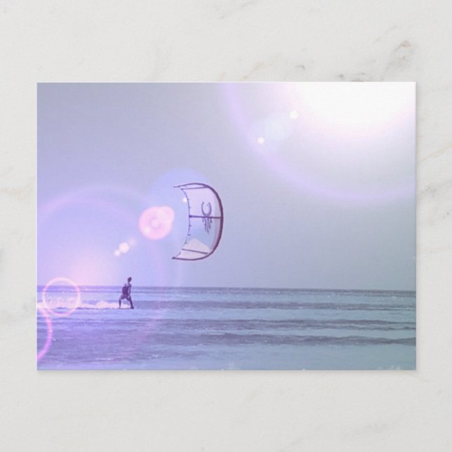 Carte Postale Solo Kiteboard (Devant)