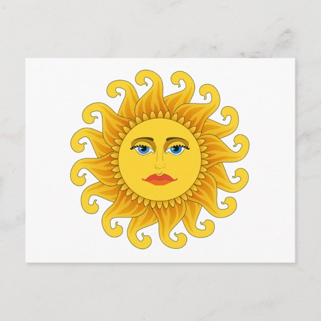 Carte Postale solstice d'été (Devant)