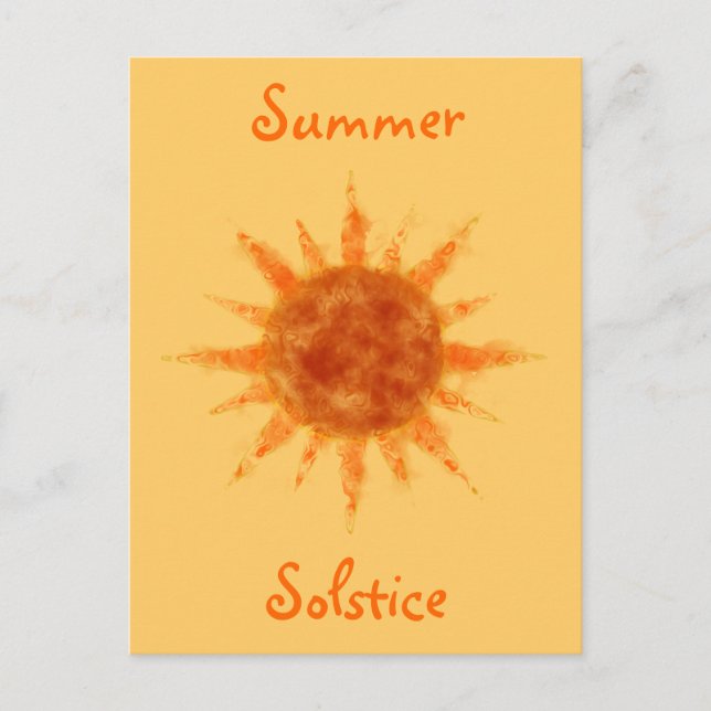 Carte Postale Solstice d'été (Devant)