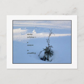 Carte postale Solstice d'hiver