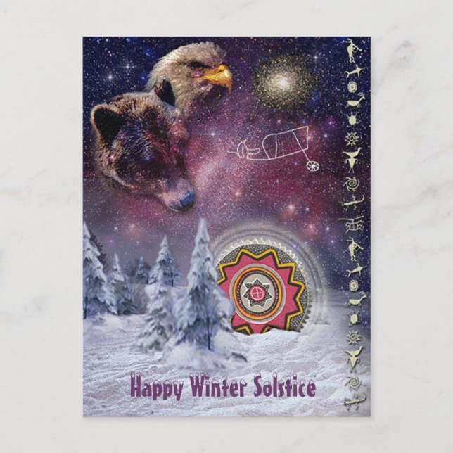 Carte Postale Solstice d'hiver de Chumash (Devant)