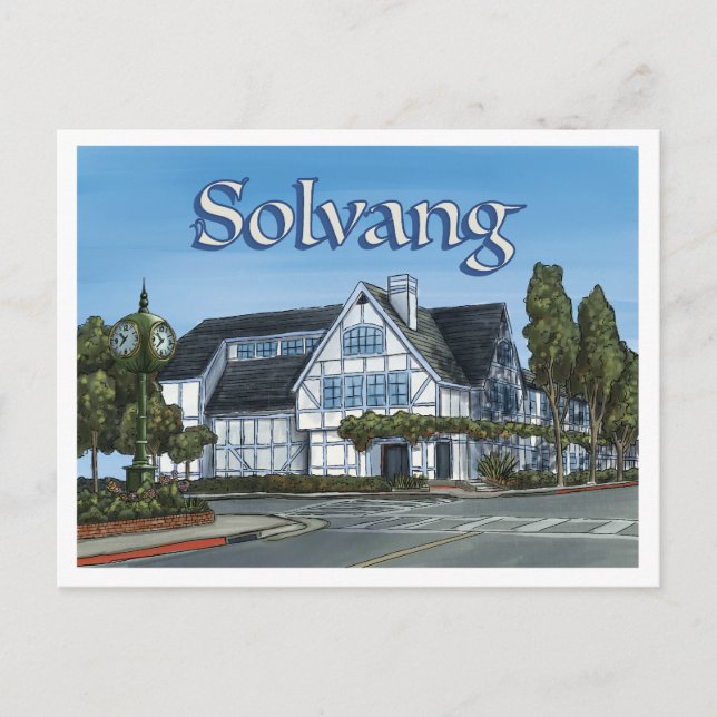 Carte postale Solvang California (Devant)