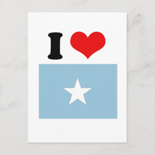 Carte Postale Somalie Flag