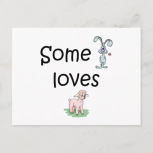 Carte Postale Somebunny Loves Ewe (photos)
