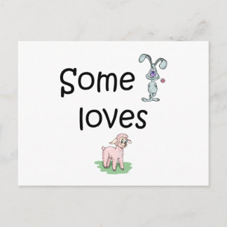 Carte Postale Somebunny Loves Ewe (photos)