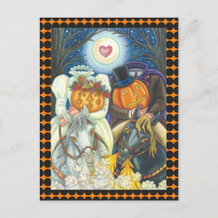CARTE POSTALE SOMMEIL MARIAGE, HORSEMAN HALLOWEEN SANS TÊTE