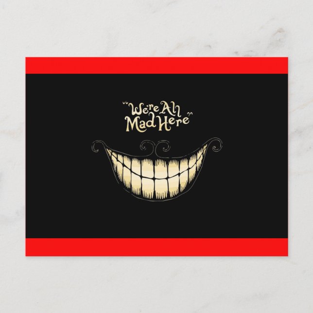 Carte Postale Somos todos meio loucos Nous sommes tous un peu fo (Devant)