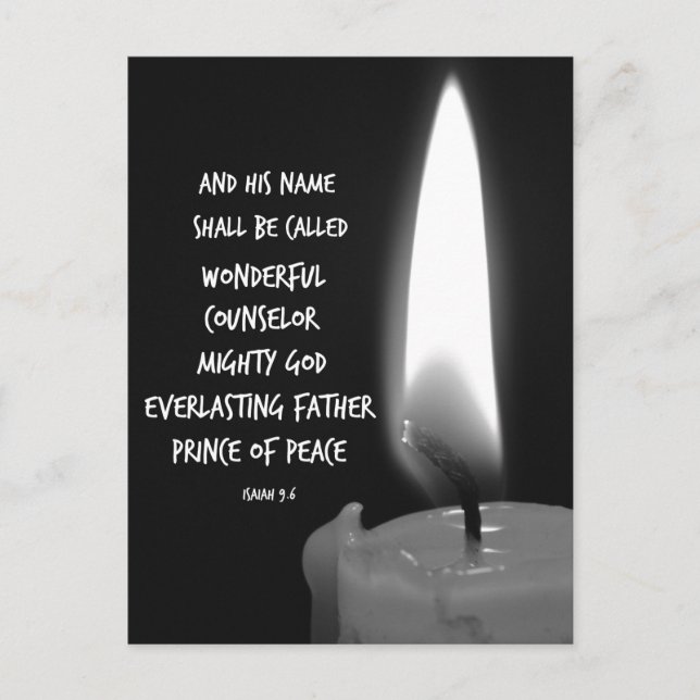 Carte Postale Son Nom Sera Appelé Merveilleux Verset Biblique (Devant)