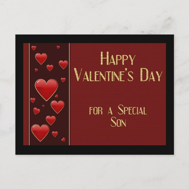 Carte postale Son Valentine (Devant)