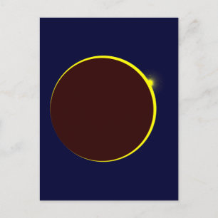 Carte Postale Sonnenfinsternis Eclipse