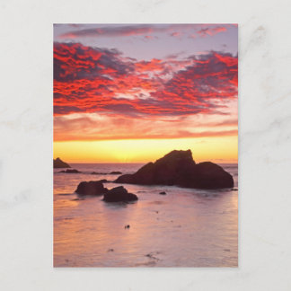 Carte Postale Sonnenuntergang am Harris Beach, Brookings, Oregon