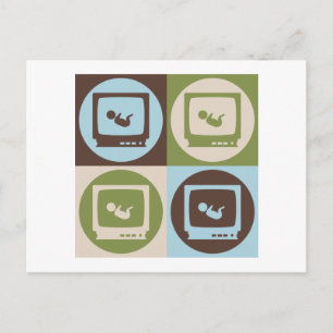 Carte Postale Sonogrammes Pop Art