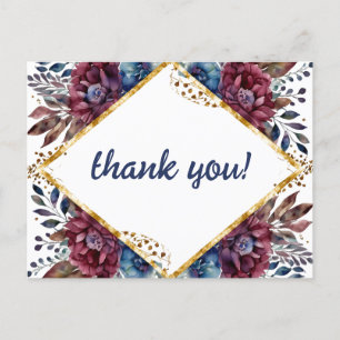 Carte Postale Sophistication stupéfiante Mariage de pivoine à bi