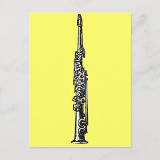 Carte Postale Soprano Sax
